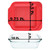 Pyrex 222 2-Qt Glass Baking Dish & 222-PC Red Lid