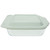 Pyrex 222 Square Glass Baking Dish w/ 222-PC Sage Green Plastic Lid Cover