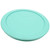 Pyrex 7402-PC Muddy Aqua, 7201-PC Sun Bleached Turquoise, and 7200-PC Plum Purple Food Storage Replacement Lid Covers