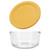 Pyrex 7200 2 Cup Glass Bowl & Butter Yellow Replacement Lid