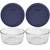 Pyrex 7201 4 cup bowl with 7201-PC blue lid