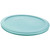 Pyrex 7402-PC Jade Dust Green Round Plastic Food Storage Replacement Lid Cover (4-Pack)