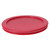 Pyrex (3) 7200-PC, (3) 7201-PC, & (3) 7402-PC Sangria Red Food Storage Replacement Lids
