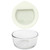 Pyrex 7200 2-Cup Glass Bowl & OV-7200 Ultimate White Glass Lid