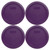 Pyrex 7201-PC Purple Round Plastic Food Storage Replacement Lid Cover (4-Pack)