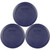 Pyrex 7200-PC Blue Round Plastic Food Storage Replacement Lid Cover, Made in the USA (3-Pack)