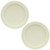 Pyrex 7202-PC Sour Cream Colored Round Plastic Food Storage Replacement Lid Cover (2-Pack)