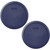 Pyrex 7402-PC Blue Round Plastic Food Storage Replacement Lid Cover (2-Pack)