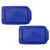 Pyrex 233-PC Lagoon Blue Rectangle Food Storage Replacement Lid Cover (2-Pack)