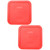 Pyrex 8704-PC Simply Store Red Square Plastic Food Storage Replacement Lid (2-Pack)