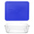 Pyrex 7212 Glass Dish & Cadet Blue Lid