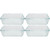 Pyrex Simply Store 7211 6-Cup Rectangle Glass Storage Container (4-Pack)