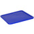 11 Cup Blue Rectangle Plastic Food Storage Replacement Lid