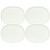 Corningware F-2-PC French White Plastic Food Storage Replacement Lid (4-Pack)