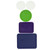 Pyrex (2) 7200-PC White, (1) 7201-PC Lawn Green Lids, (1) 7210-PC Plum Purple Lid, & (1) 7211-PC Dark Blue Lid