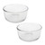 Pyrex 7200 Simply Store 2-Cup Round Clear Glass Food Storage Bowl (2-Pack) 