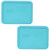 Pyrex 7210-PC Surf Blue Rectangle Plastic Food Storage Replacement Lid, Made in the USA (2-Pack)