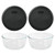 Pyrex 7203 7-Cup Round Glass Food Storage Bowl w/ 7402-PC 7-Cup Black Plastic Lid Cover (2-Pack) Pyrex 7203 7-Cup Round Glass Food Storage Bowl w/ 7402-PC 7-Cup Black Plastic Lid Cover (2-Pack)