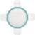 Snapware 7202R 1-Cup Clear Total Solutions Lid with Teal Blue Gasket