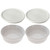 Corningware 24oz Round French White Casserole Dishes & F-24 24oz French White Lids (2-Pack)