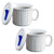 Corningware 20 oz French White Meal Mug with Plastic Vented Lid (2-Pack)