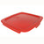 9.25" x 9" x .75" Poppy Red Food Storage Replacement Lid