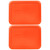 Pyrex 7210-PC 3-Cup Pumpkin Orange Replacement Storage Lid (2-Pack)