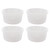 Corningware RS4 4oz/118mL Round French White Ramekins Bowl (4-Pack)