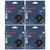 BOSCH RS034 5” Soft Hook-And-Loop Sanding Pad Tool Part (4-Pack)