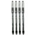 Pentel BK91L-A R.S.V.P. Black Medium Line Ballpoint Pen (4-Pack)