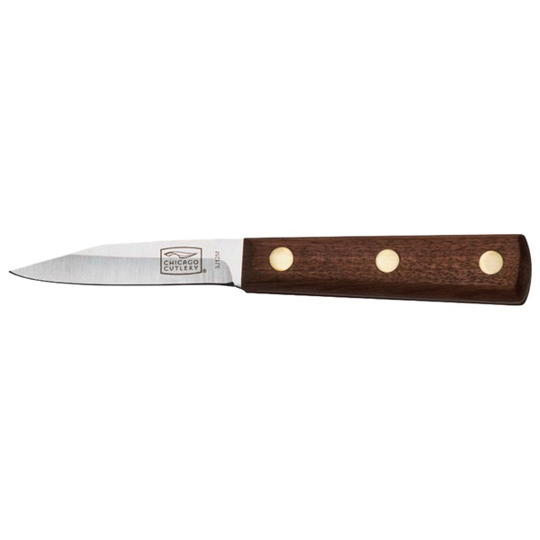 Chicago Cutlery 100SP Walnut Tradition 3in Paring Knife for Food Preparation