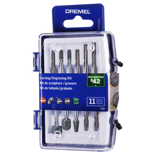 Dremel 729-01 Carving Engraving Kit for Rotary Tools 100, 200, 3000