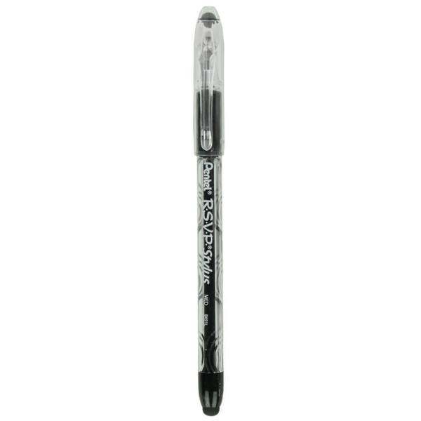 Pentel BK91L-A R.S.V.P. Black Medium Line Ballpoint Pen (100-Pack)