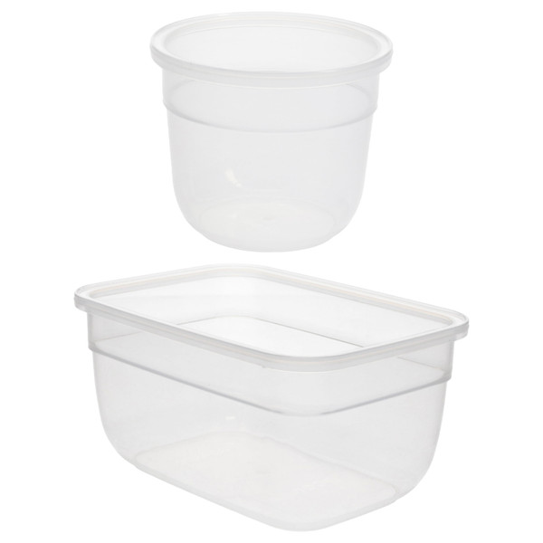 Snapware 8602R 3-Cup & 7202R-D 2-Cup Total Solutions Plastic Food Storage - Made in USA