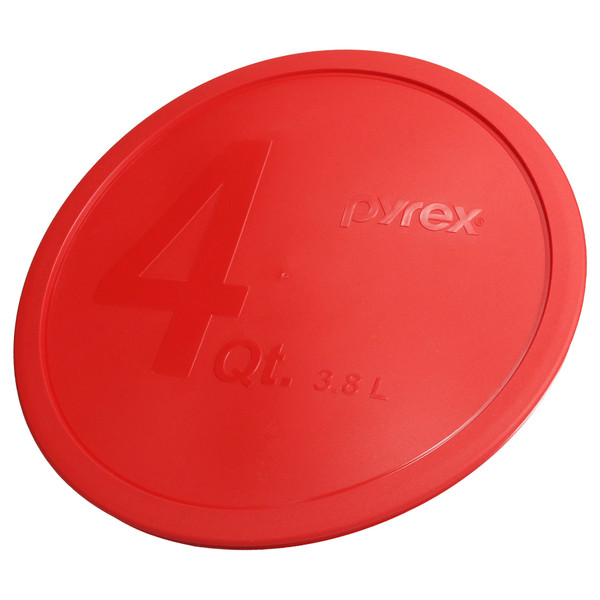 Pyrex 326-PC 4-Quart Poppy Red Mixing Bowl Lid