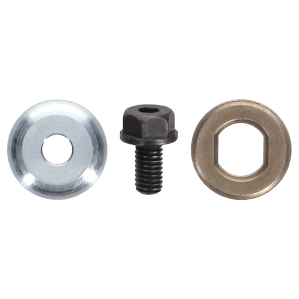 Bosch (1) 2610016801 Blade Screw, (1) 2610021327 Flange Plate, and (1) 2610012032 Inner Flange Plate for Multi-Tool SM20 Saw-Max