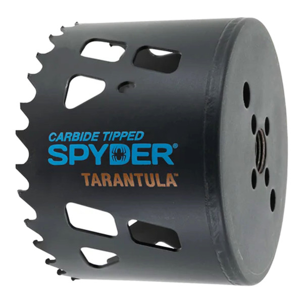 Spyder 600927CF 3-5/8" Tarantula Carbide Tipped Hole Saw for Hex10 Arbor