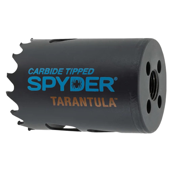 Spyder 600904CF 1-7/8-Inch Tarantula Carbide-Tipped Hole Saw for Corded & Cordless Drill/Drivers