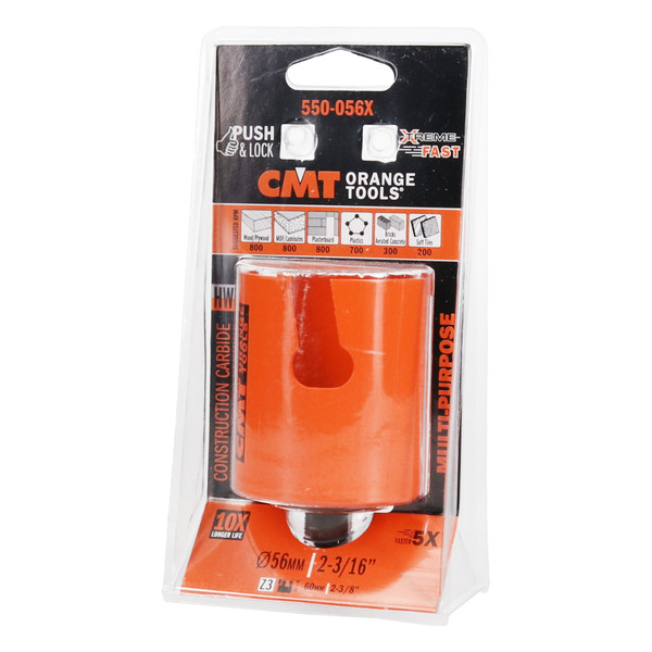 CMT 550-056X Multi-Purpose TCT Hole Saw