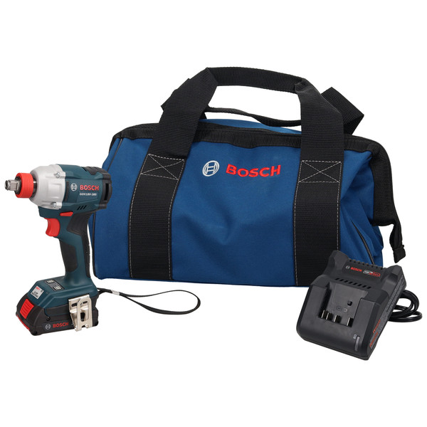 BOSCH GDX18V-285B12 18V Brushless Mid Torque 2-in-1 Impact Wrench/Driver Kit (Reconditioned)