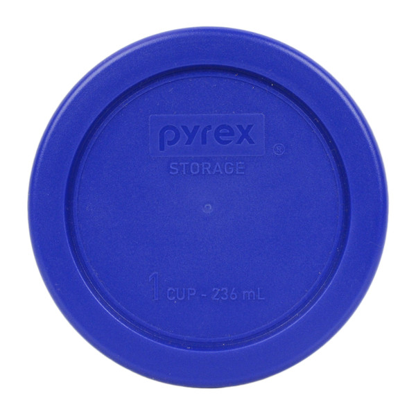 Pyrex 7202-PC Cobalt Blue 1 Cup, 236ml Plastic Round Replacement Lid