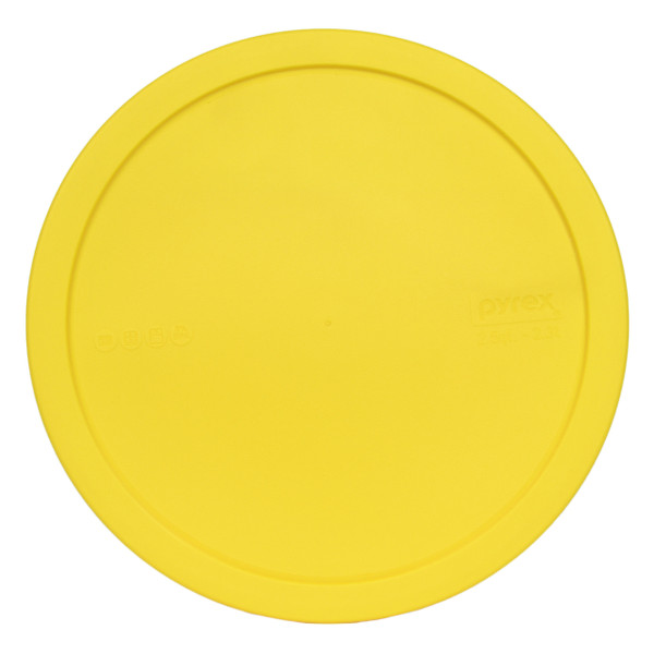 Pyrex 325-PC Yellow 2.5 Quart, 2.3 Litre Round Plastic Replacement Lid