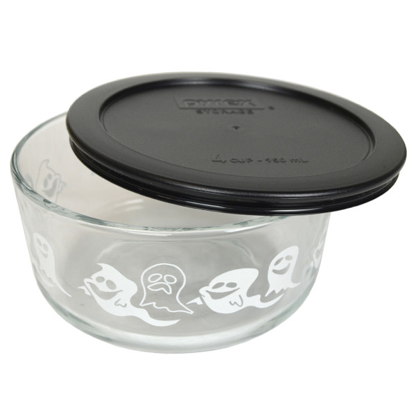 Pyrex 7201-PC 4 Cup, 950ml Decorative Bowl with Black Replacement Lid