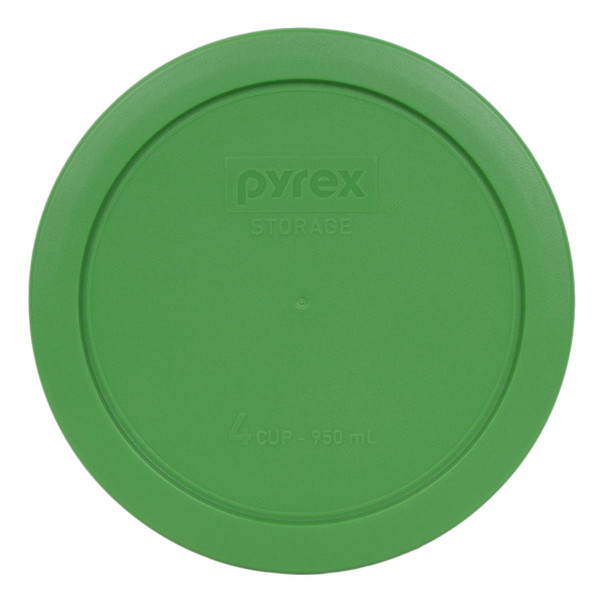 Pyrex 7201-PC Clover Green 4-Cup Round Plastic Food Storage Replacement Lid