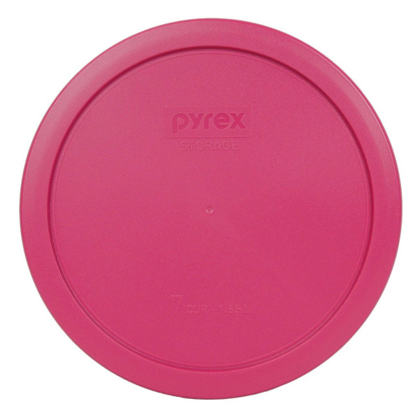 Pyrex 7402-PC Fuchsia 6/7 Cup, 1.6L Round Plastic Replacement Lid