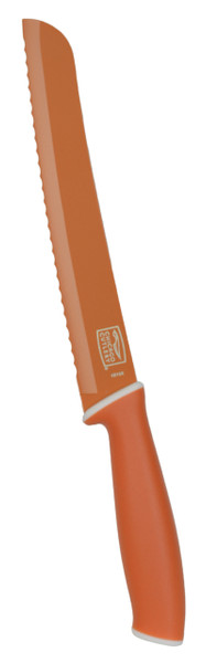 Chicago Cutlery Vivid Orange 8" Serrated Stainless Steel Non Stick Bread Knife