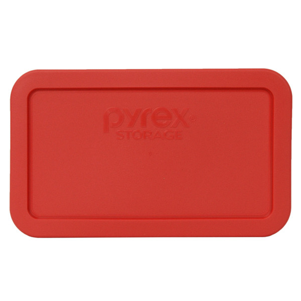 Pyrex 7214-PC Red Rectangle Plastic Food Storage Replacement Lid