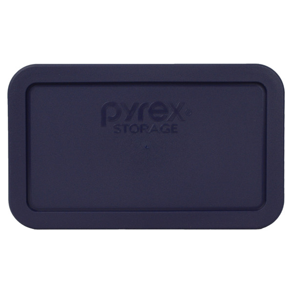 Pyrex 7214-PC Dark Blue Rectangle Plastic Food Storage Replacement Lid