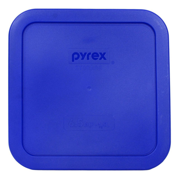 Pyrex 8704-PC Simply Store Cadet Blue Square Plastic Food Storage Replacement Lid
