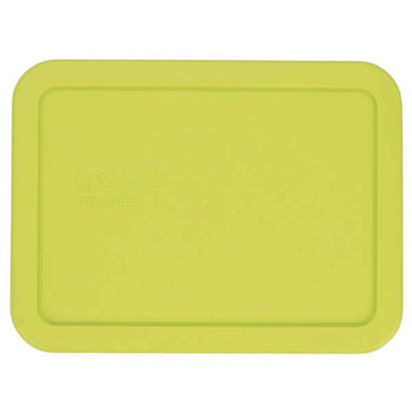Pyrex 7210-PC Edamame Green Rectangle Plastic Food Storage Replacement Lid, Made in the USA